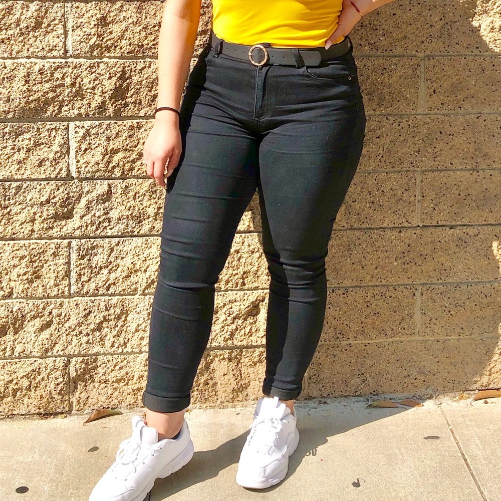 Black High Waisted Pants